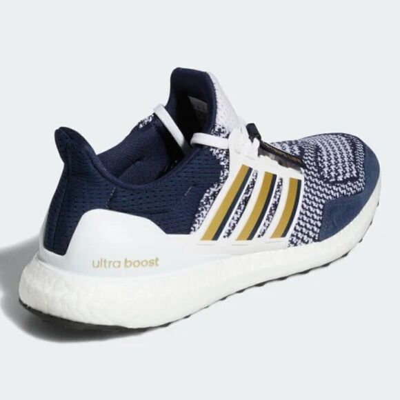 New Adidas Ultraboost 1.0 Georgia Tech Running Shoes White Blue HQ5882 Size 8 - Picture 3 of 7